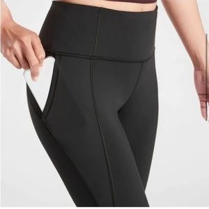 Athleta Lightning 7/8 tight. Sleek and lightweight fabric.